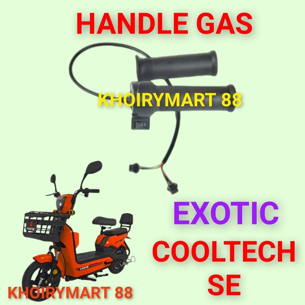 handle gas exotic cooltech se throttle gas sepeda listrik exotic cooltech se