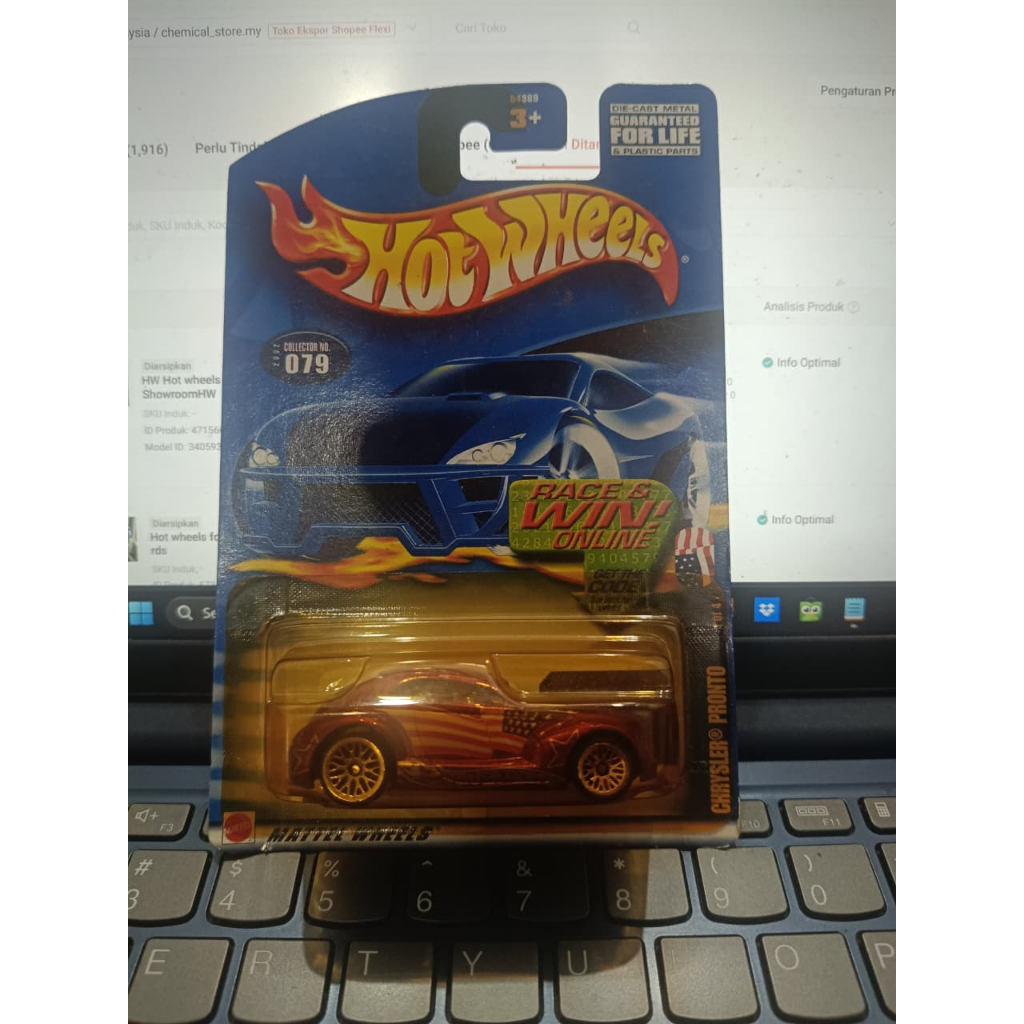 Hot wheels Chrysler Pronto Blue Card US Card