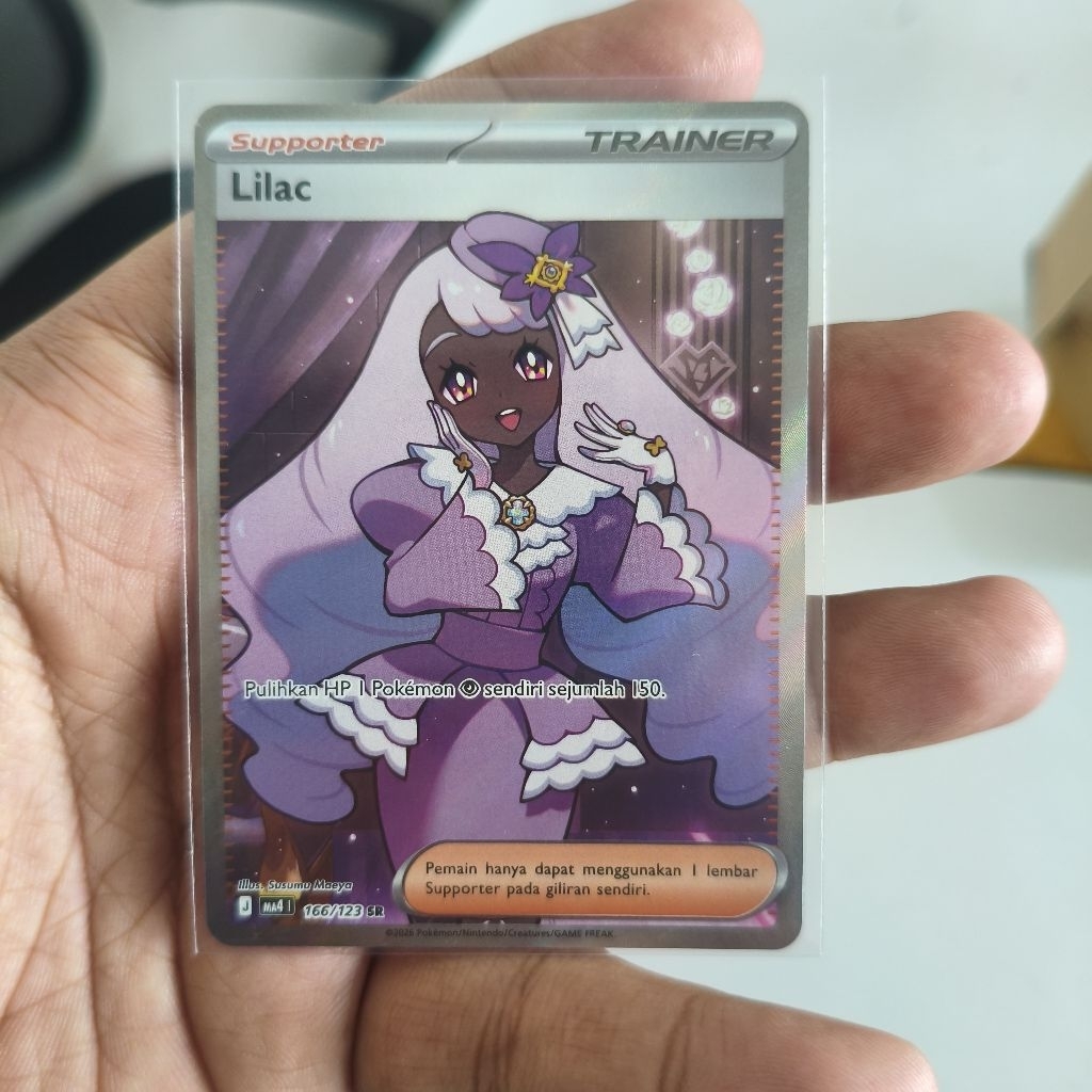 lilac SR ledakan peniada kartu pokemon