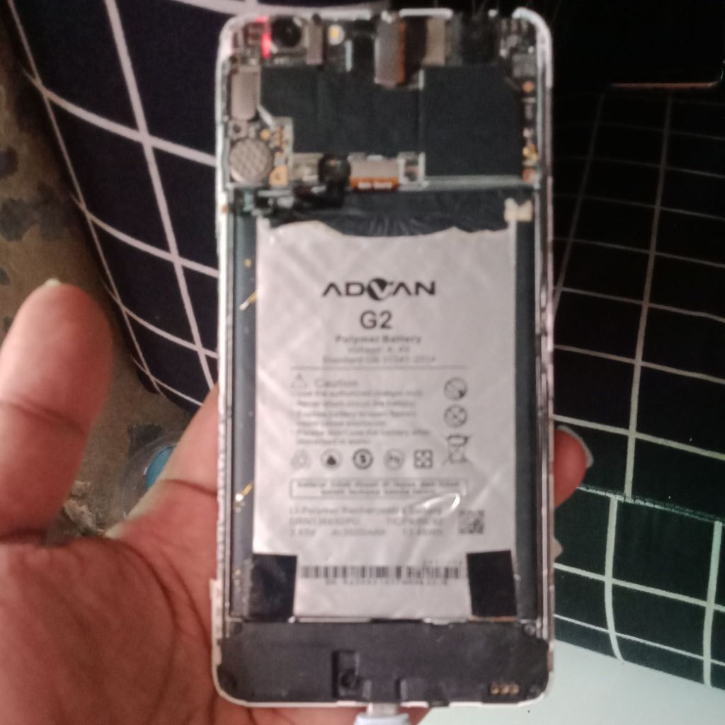 mesin baterai Advan G2 ram 3 32 normal garansi