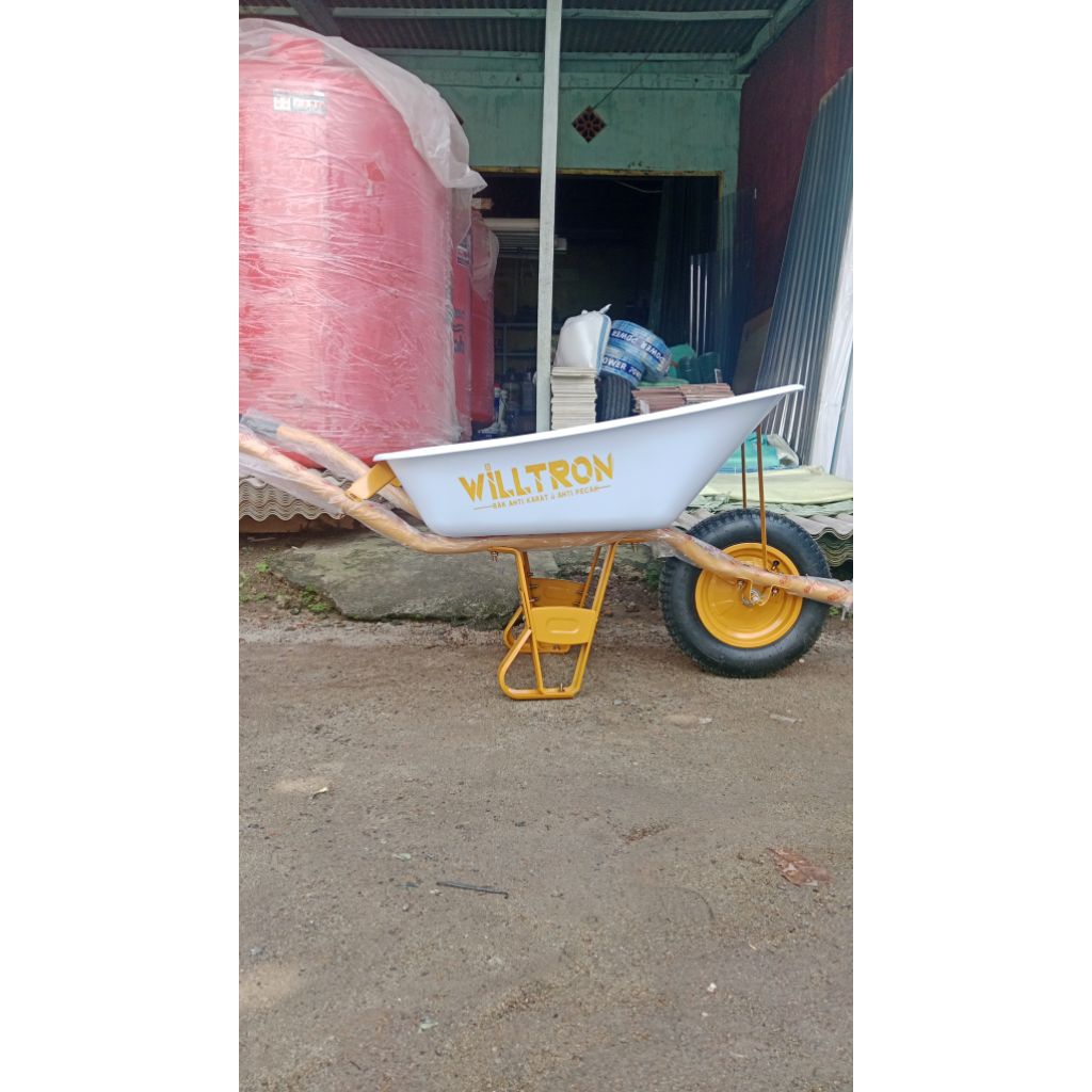TROLI / Gerobak Sorong / Lori /Angkong Bak Fiber WILLTRON