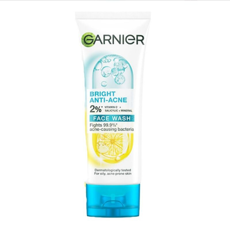 Garnier Bright Complete Anti Acne Facial Wash 2% / KEMASAN RANDOM