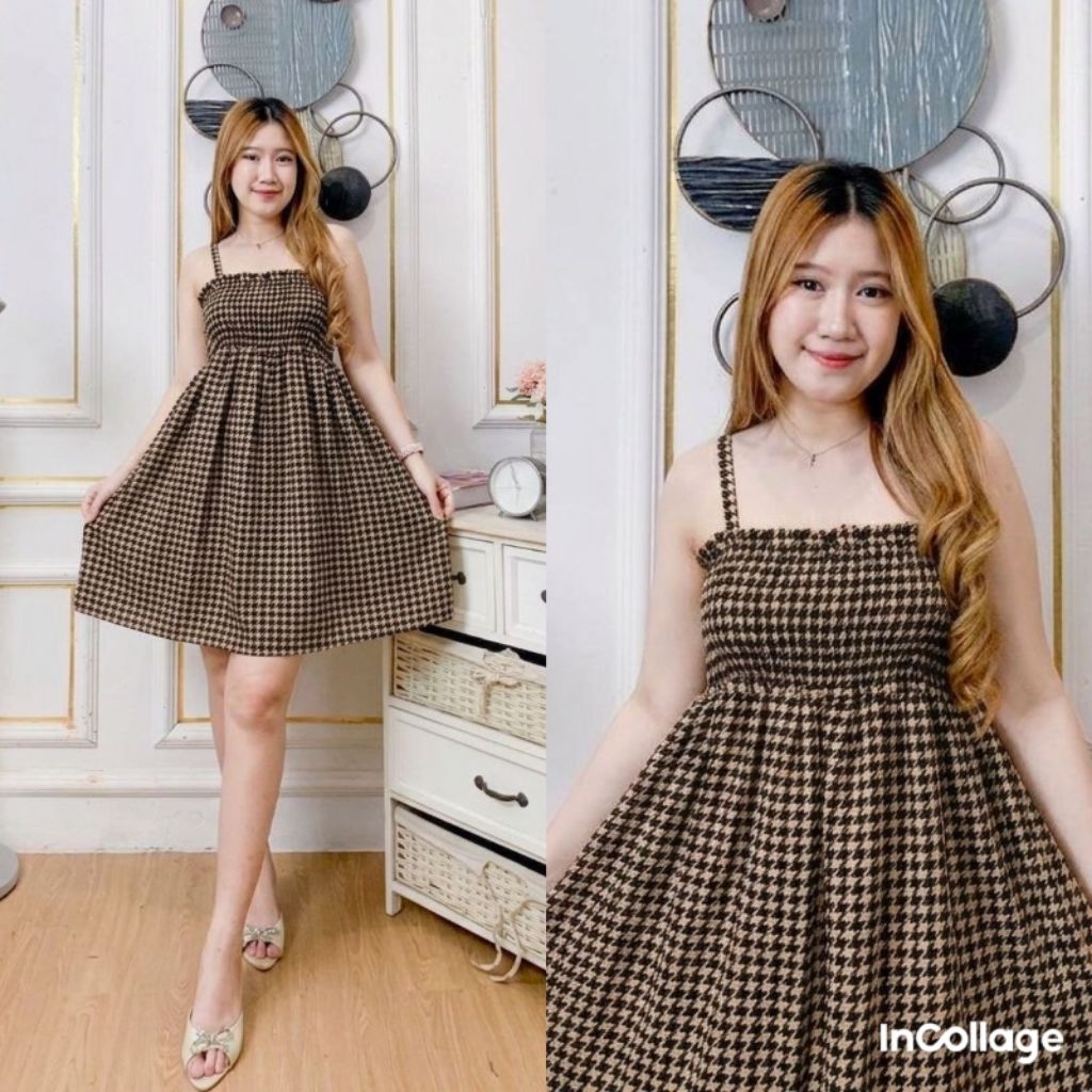 Daster Mini Lexie Bunga Rayon Viscose Sexy Bali Viral Kekinian