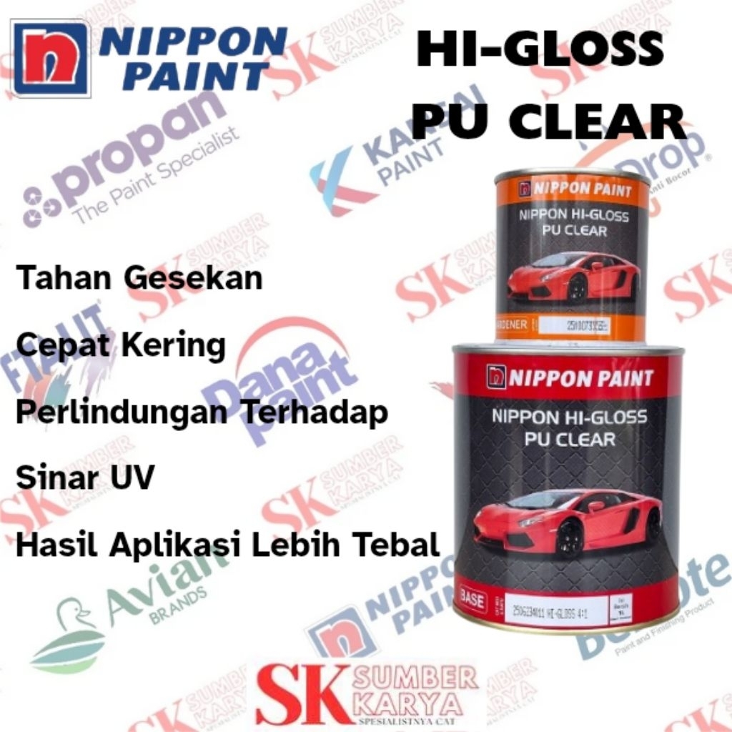 NIPPON PAINT HI-GLOSS PU CLEAR