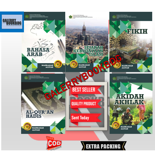 BUKU MA KEMENAG KELAS 11 / XI SMA AL QUR'AN HADIST,AQIDAH AKHLAK, BHS ARAB,FIQIH & SKI