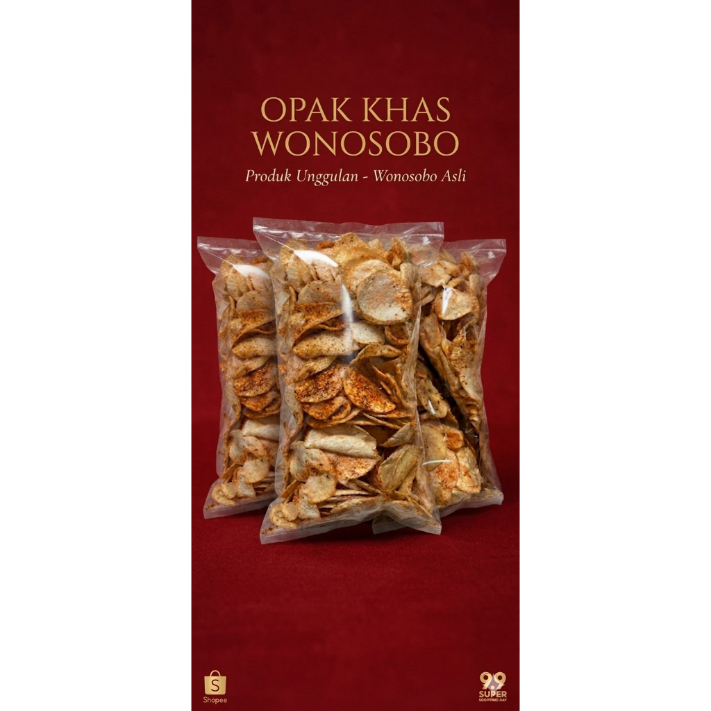 Opak Pedas Premium Khas Wonosobo 250gr