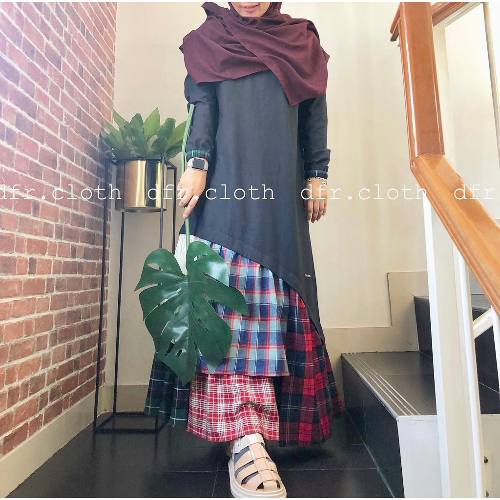Preloved abaya valazie black DFR Cloth