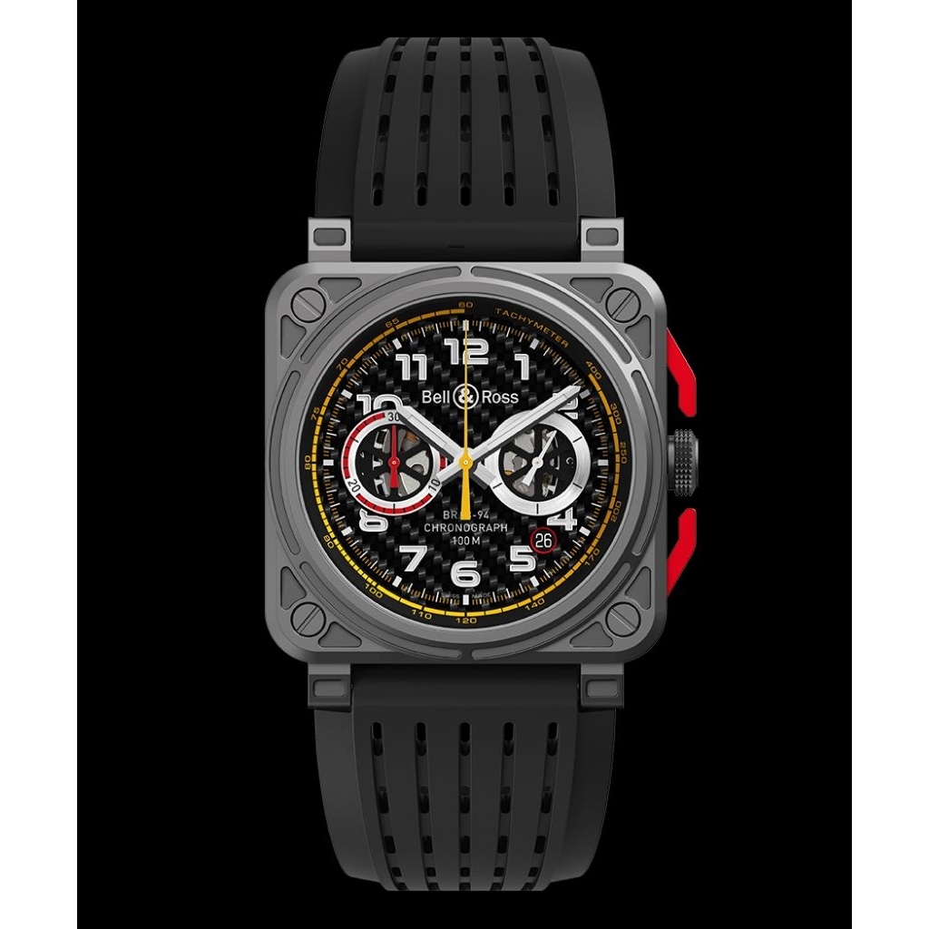 Jam tangan Automatic Swiss Chronograph Bell & Ross BR 03-94 RS18 Titanium / RS19 Stainless steel Rub