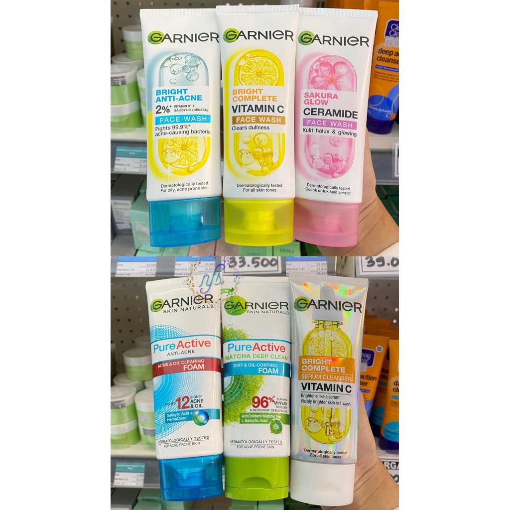 Garnier facial wash 100ml