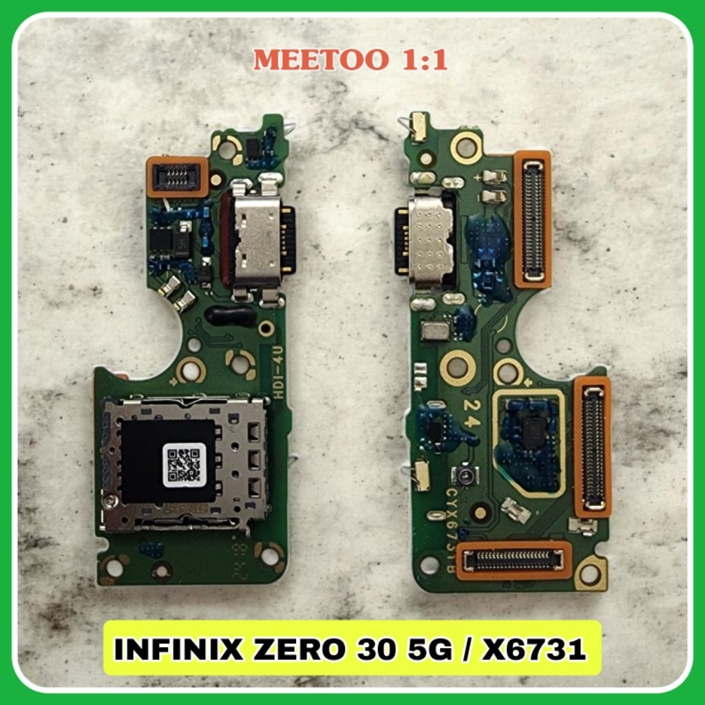 pcb cas charge boardcas infinix Zero 30 5G X6731