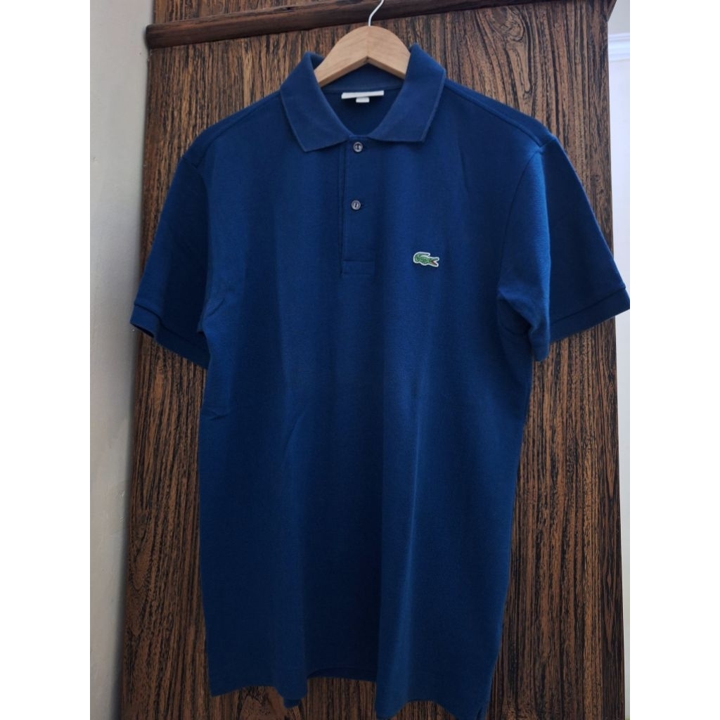 (PRELOVED) LACOSTE CLASSIC FIT POLO SHIRT BLUE