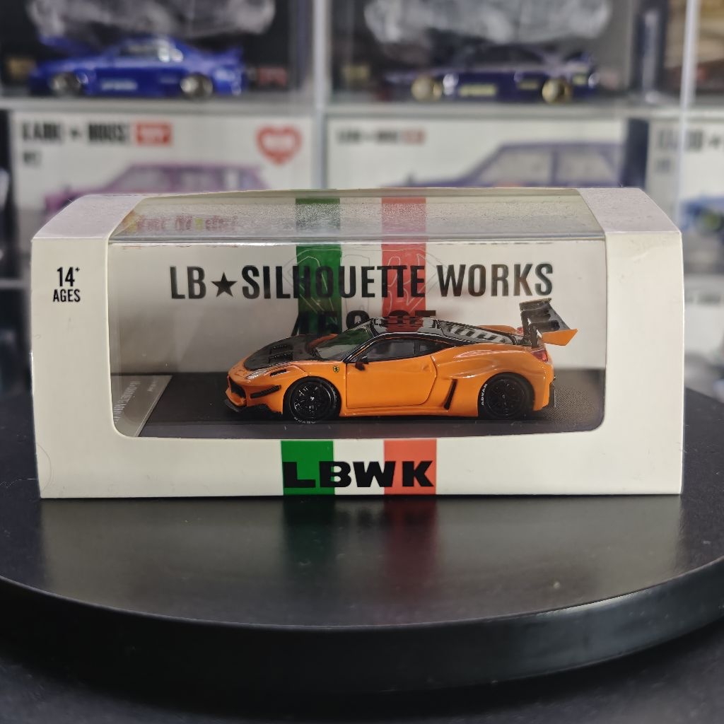 STAR MODEL LBWK FERRARI 458 GT ORANGE UNSEALED MINUS