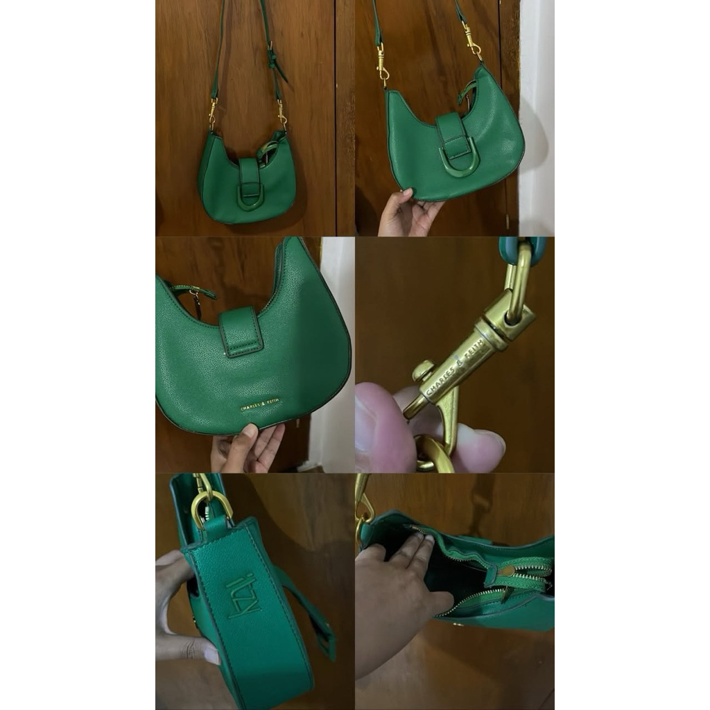 CK x itzy Green Bag