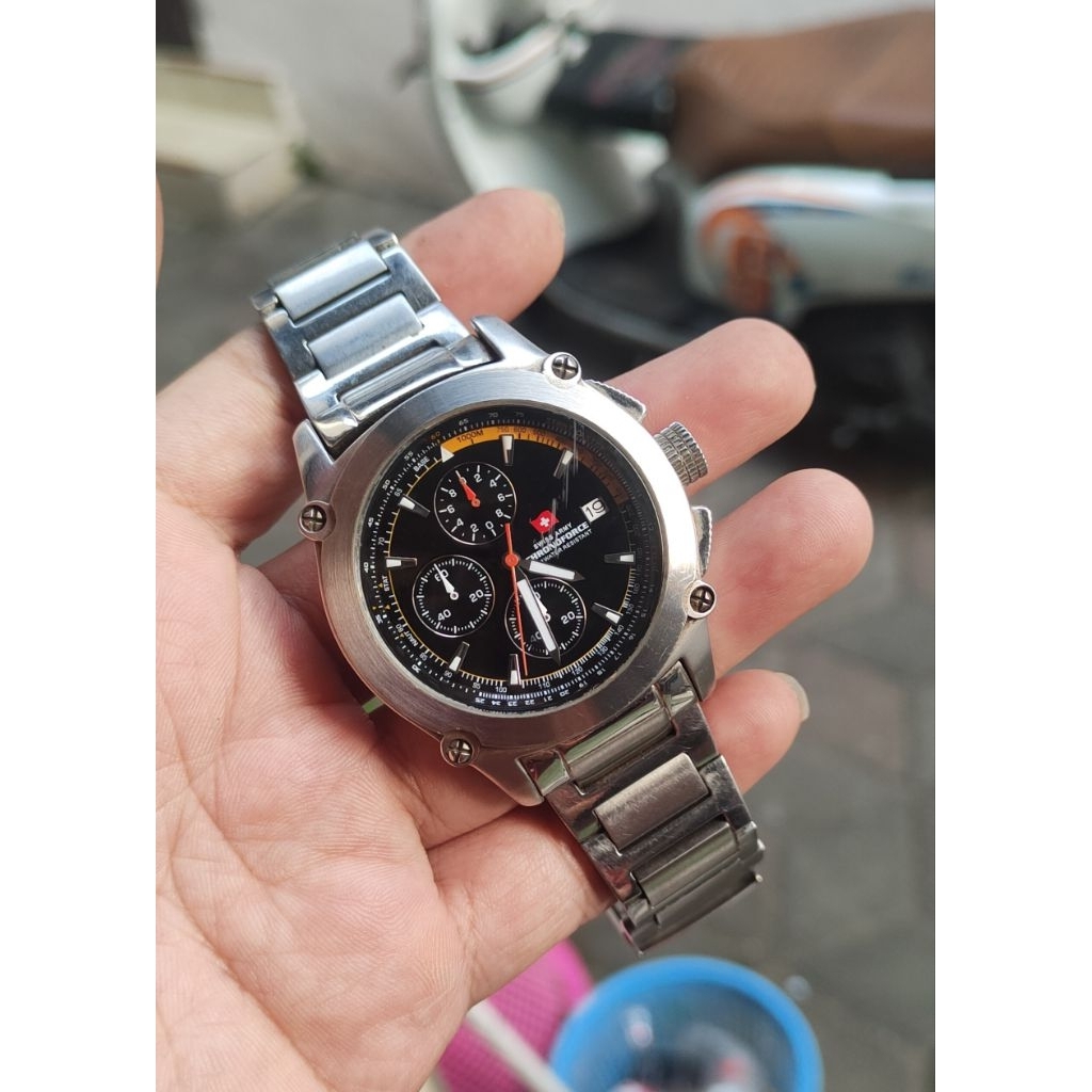 jam tangan original SA Chronoforce second bekas preloved