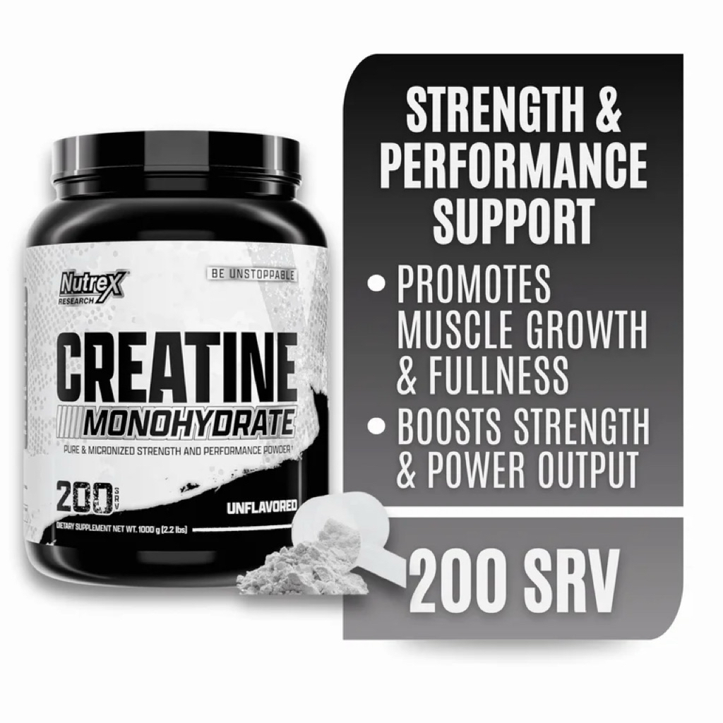 Nutrex Creatine Monohydrate Unflavored 1kg 200 servings
