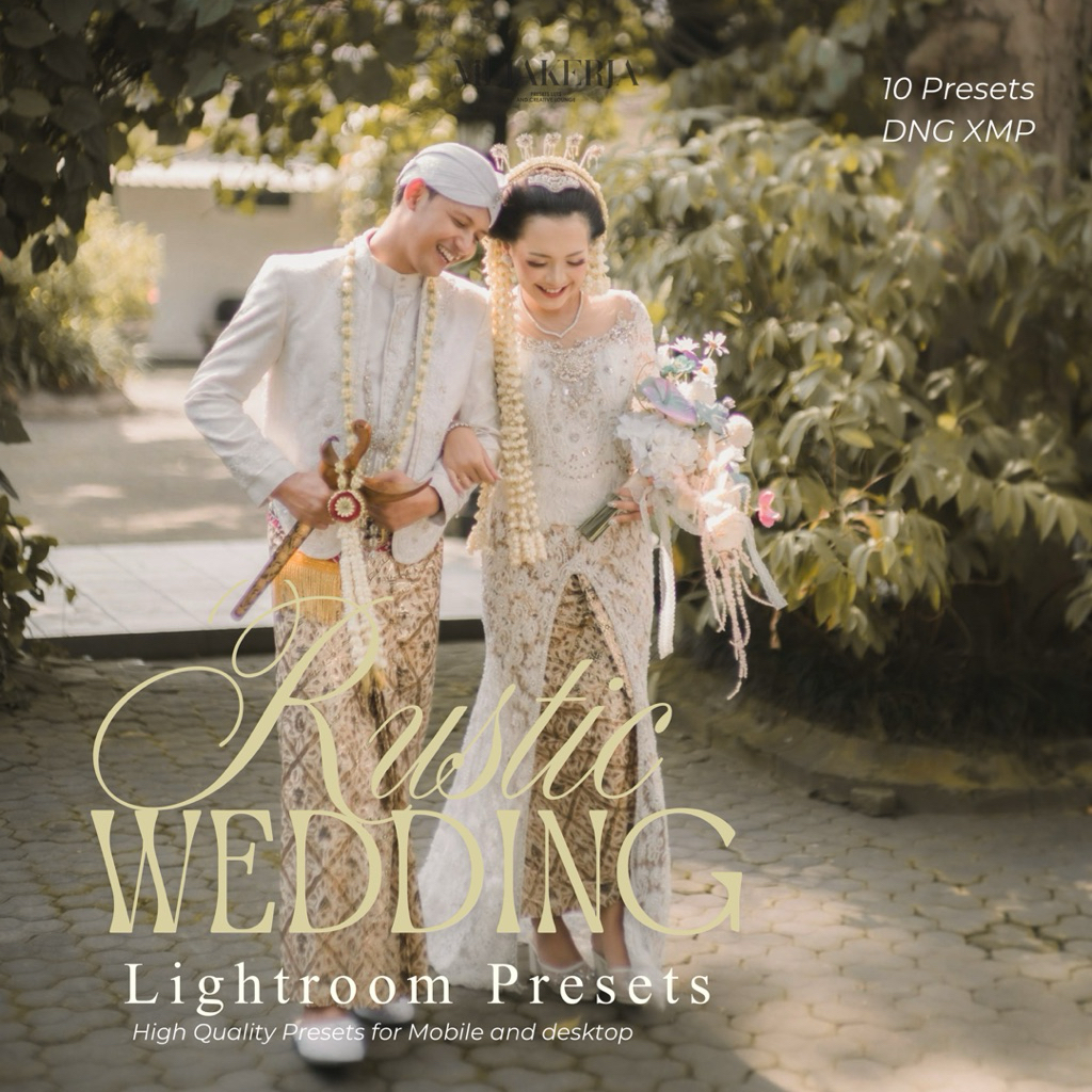 Preset Rustic Wedding Premium | Nuansa Hangat, Vintage & Soft Aesthetic