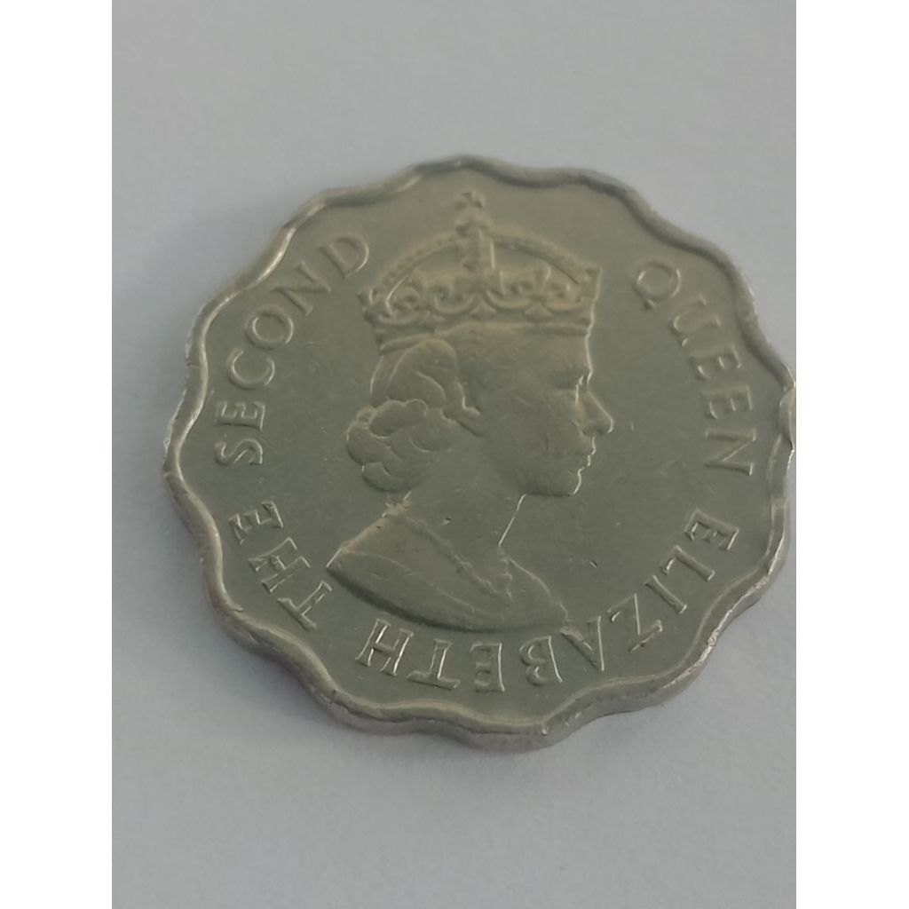 Koin British Mauritius 10 cent 1978