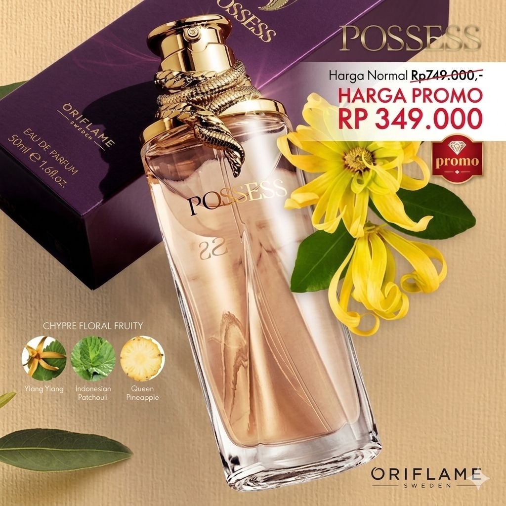 Possess Eau de Parfum Oriflame Wanita