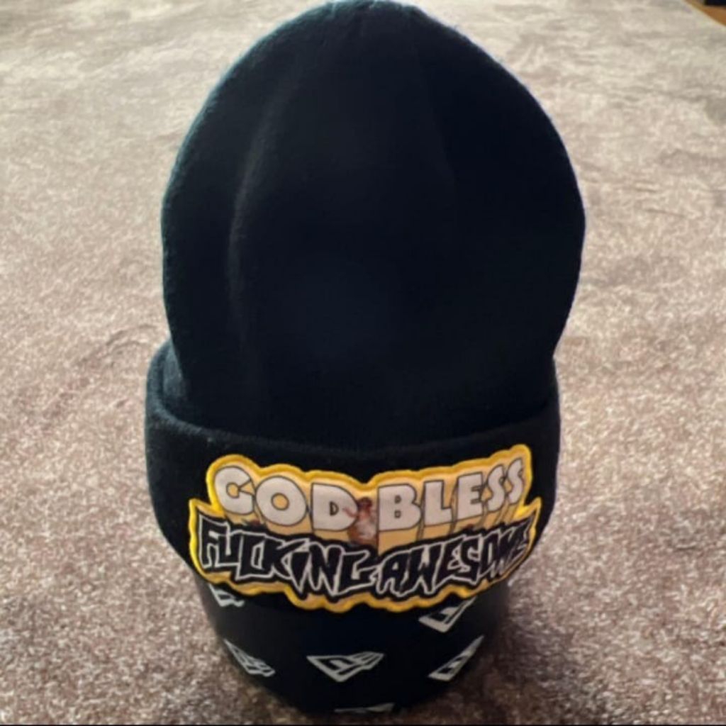 beanie hat fucking awesome