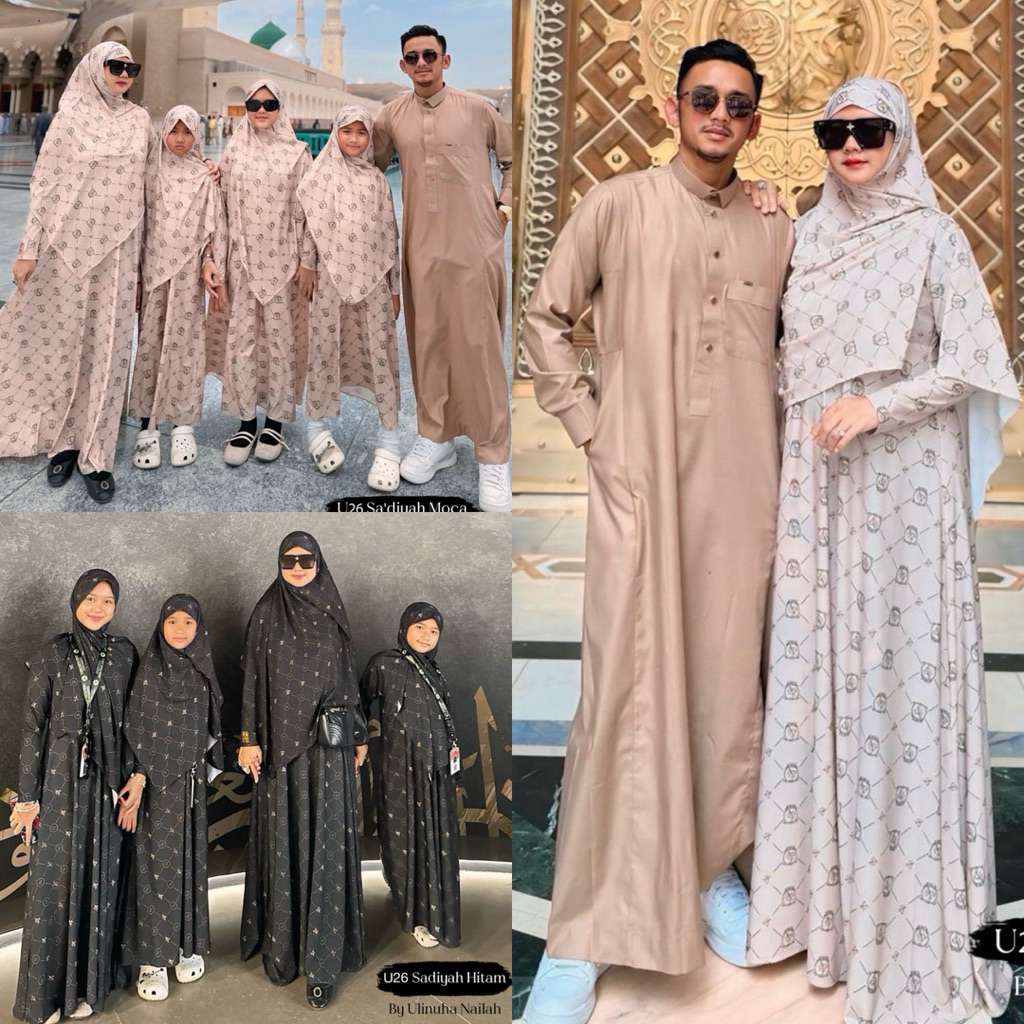 AURAKAY GAMIS DRESS SA’DIYAH SET HIJAB ORI BY AURAKAY