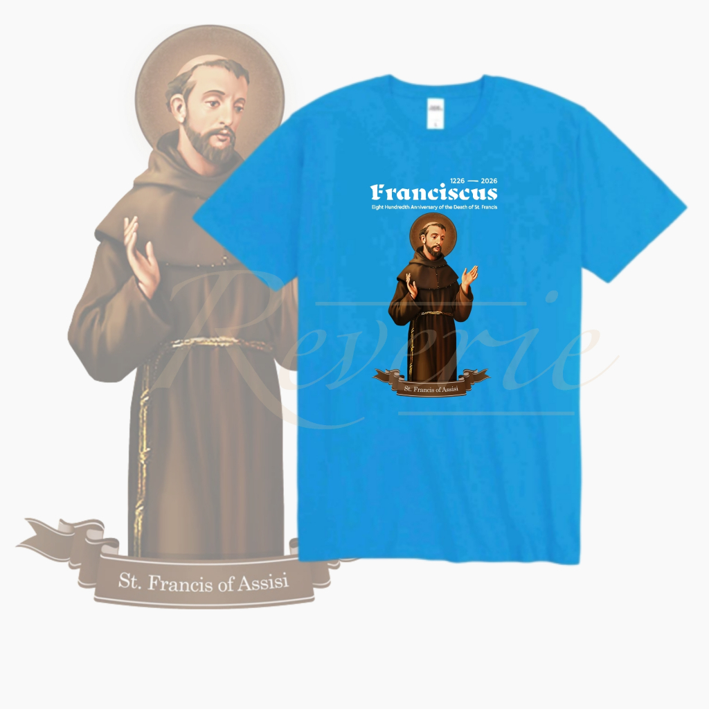 SERAGAM KAOS SANTO FRANSISKUS DARI ASISI BAJU TSHIRT ACARA JUBILEE YUBILEUM 2026 ST FRANCIS SAINT FR