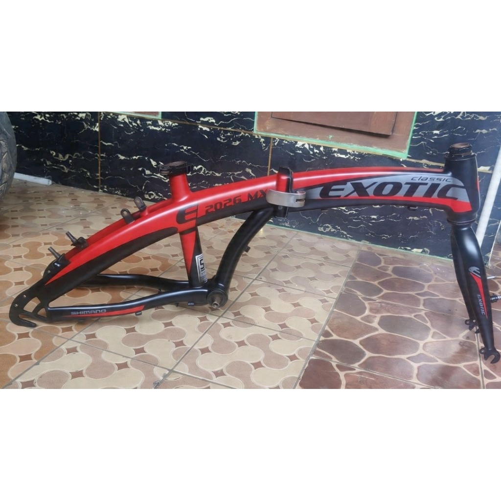 exotic classic frame sepeda lipat ukuran 16 original