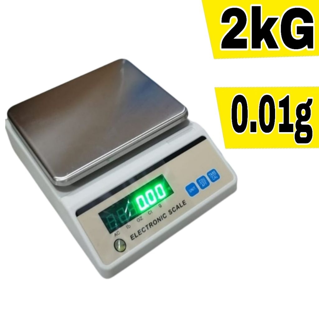 timbangan digital lab 2kg 2000gr 0.01g timbangan digital emas 2kg 0.01gram