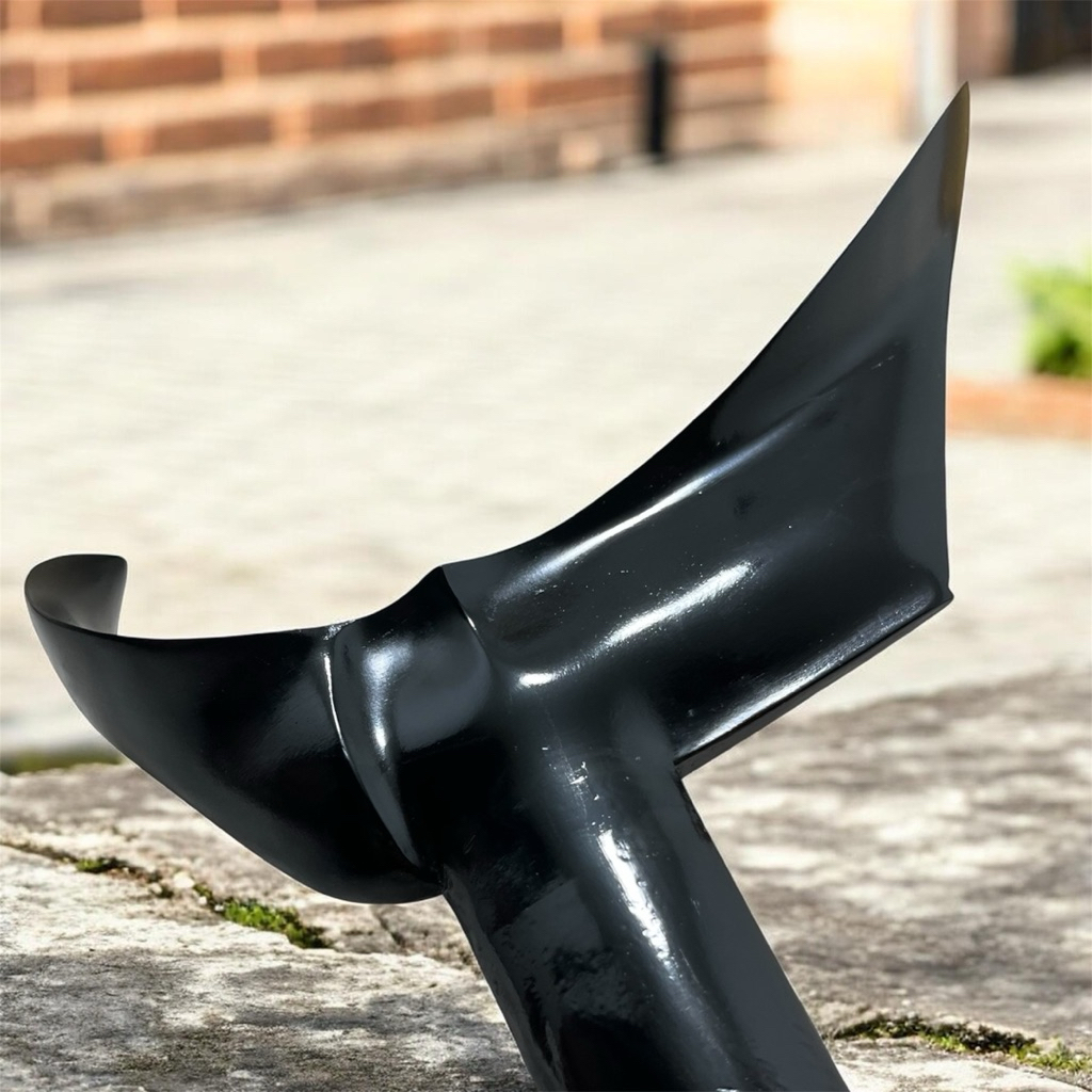 Warangka Keris Branggah Jogja Kayu Ebony Hitam Natural