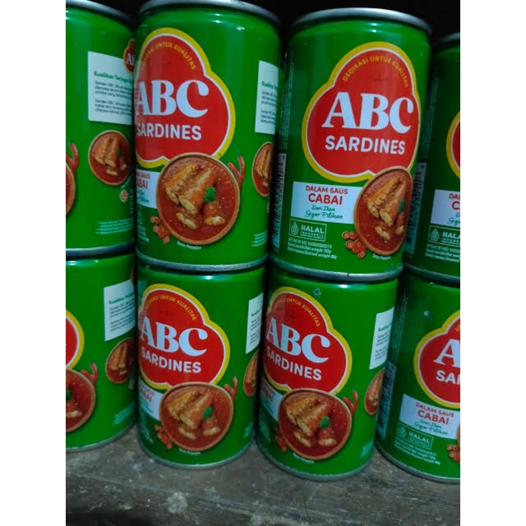 sarden ABC/GAGA kaleng kecil