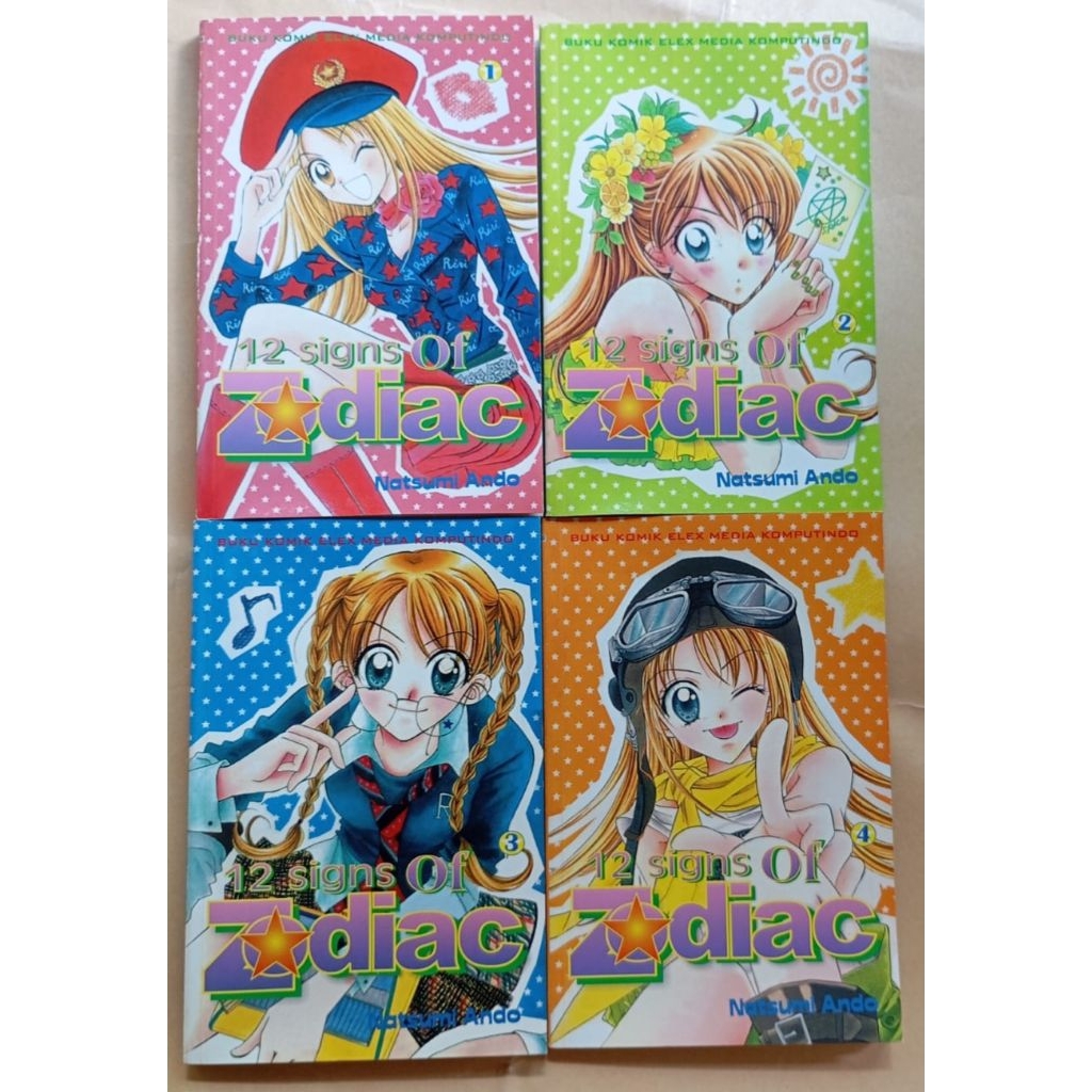 Komik 12 Signs of zodiac satu set 1-4