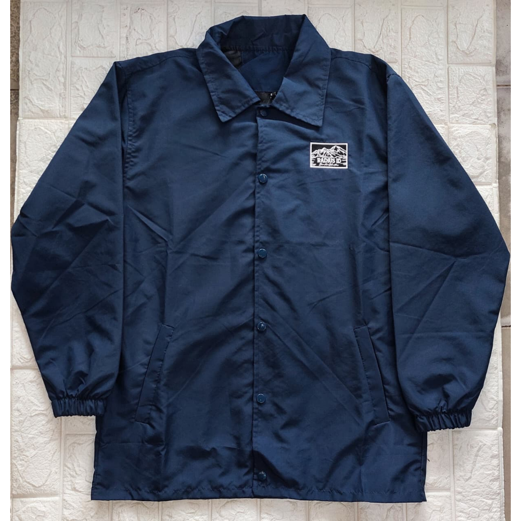 Jacket Coach Parasut Navy