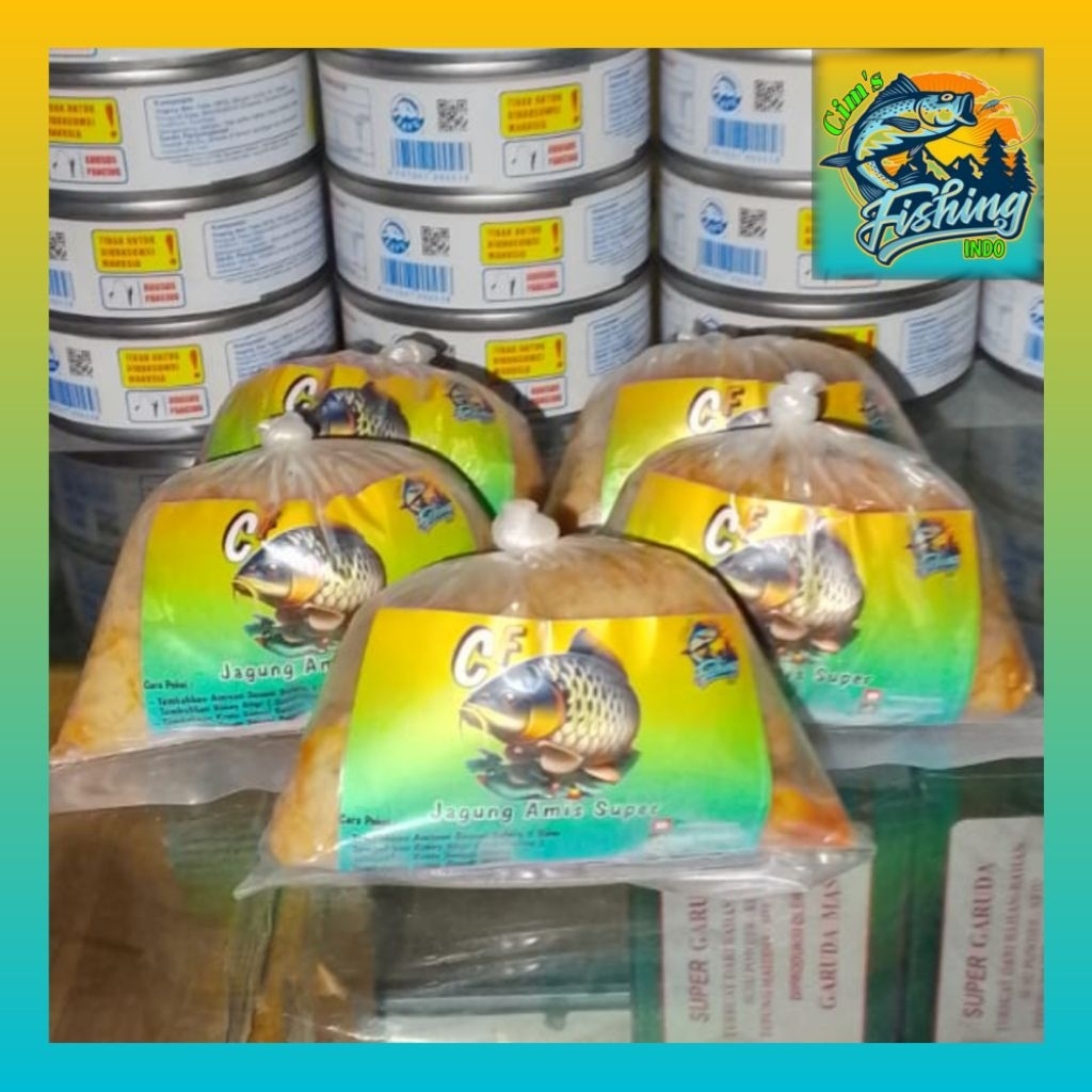 Umpan CF JAGUNG AMIS SUPER, umpan ikan mas