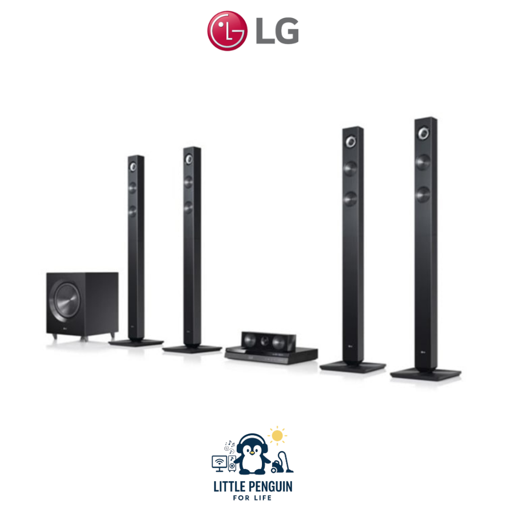 LG BH7520TW | 3D Blu-ray 5.1 Home Cinema System 1100 watt dengan Fitur LG Smart TV dan Wireless Spea