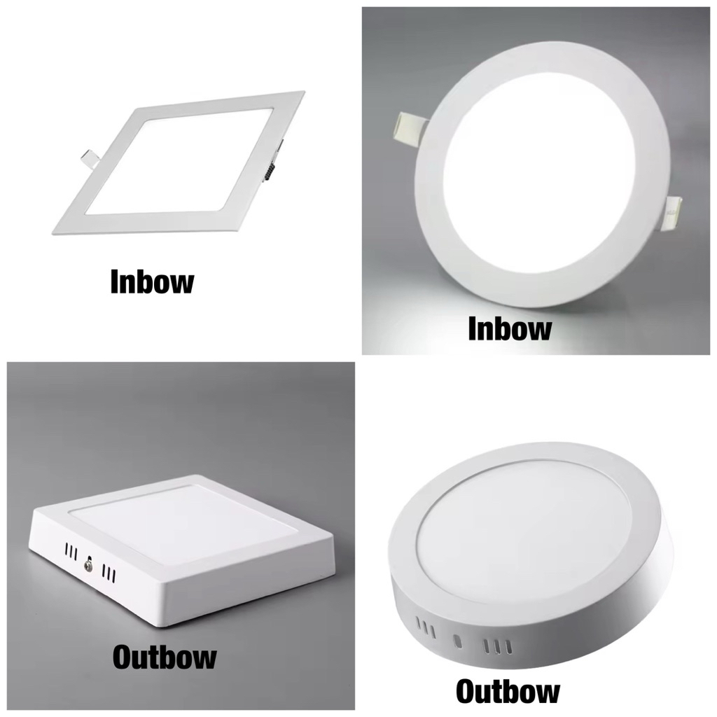 Lampu led Panel 18 Watt Inbow  Downlight Led 18 Watt Outbow Lampu Plafond 18W Inbow Outbow