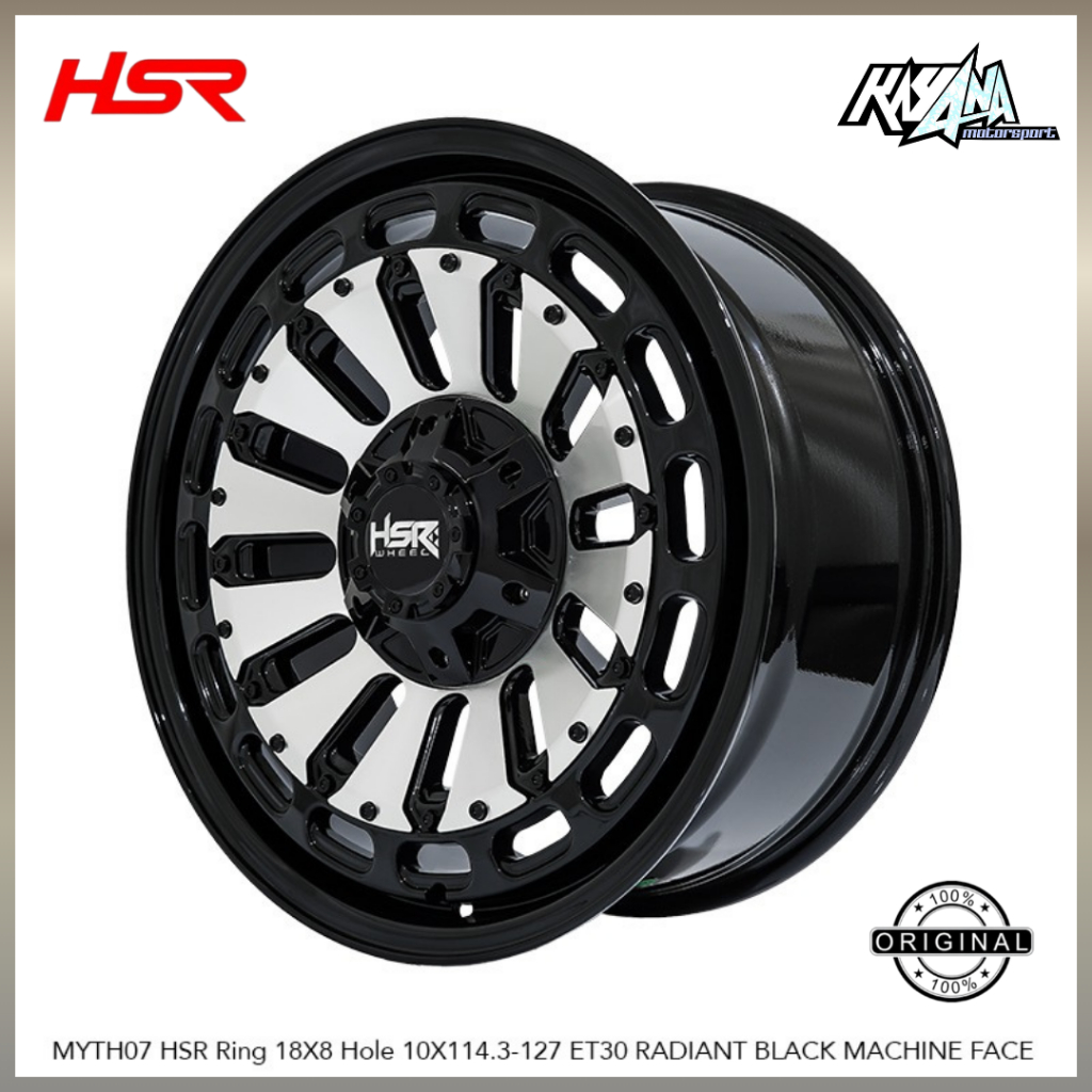 Velg Mobil Offroad Ring 18 Untuk Mobil Innova CRV Rubicorn Dll - HSR MYTH 07 R18 Pcd 5x114,3 5x127 L