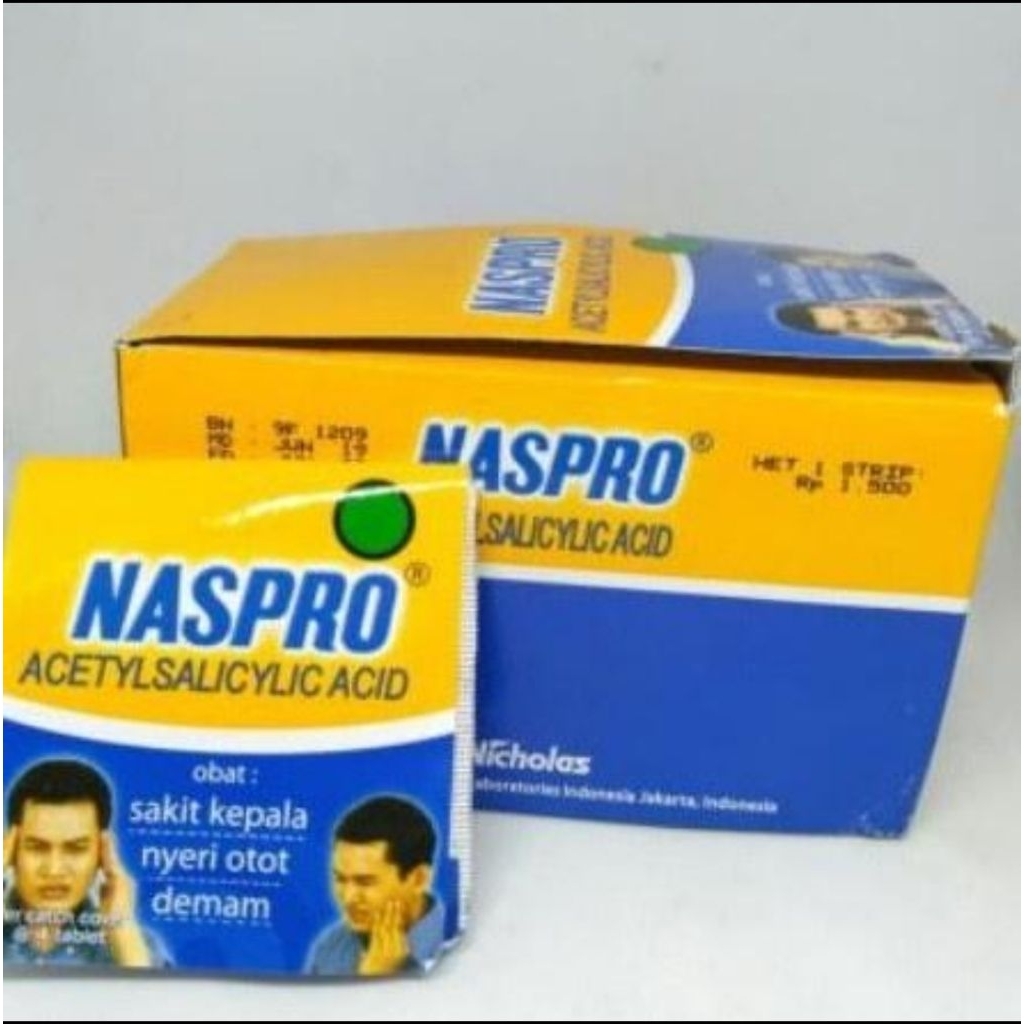 Naspro Obat Sakit Gigi 1 strip 4 tablet
