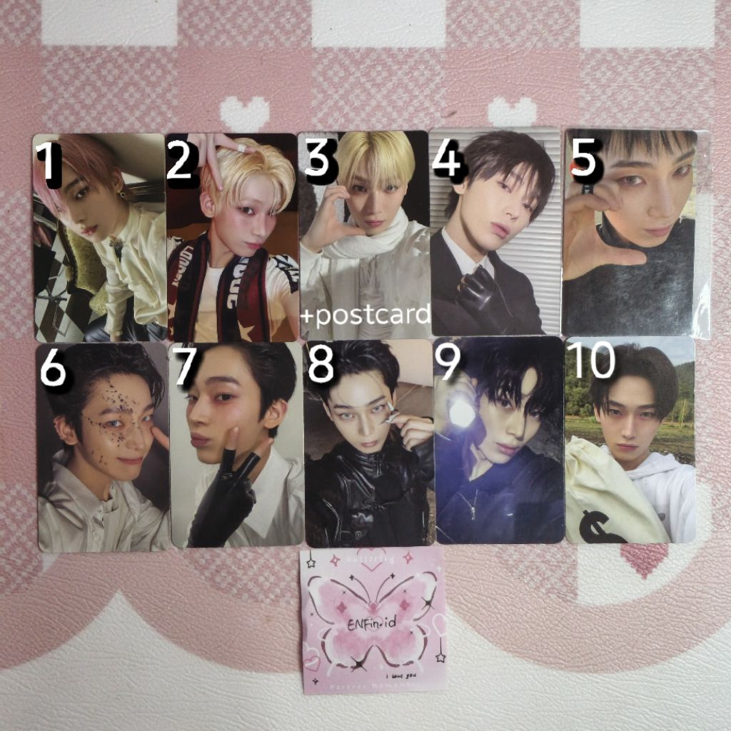 Photocard Sunoo Enhypen Official