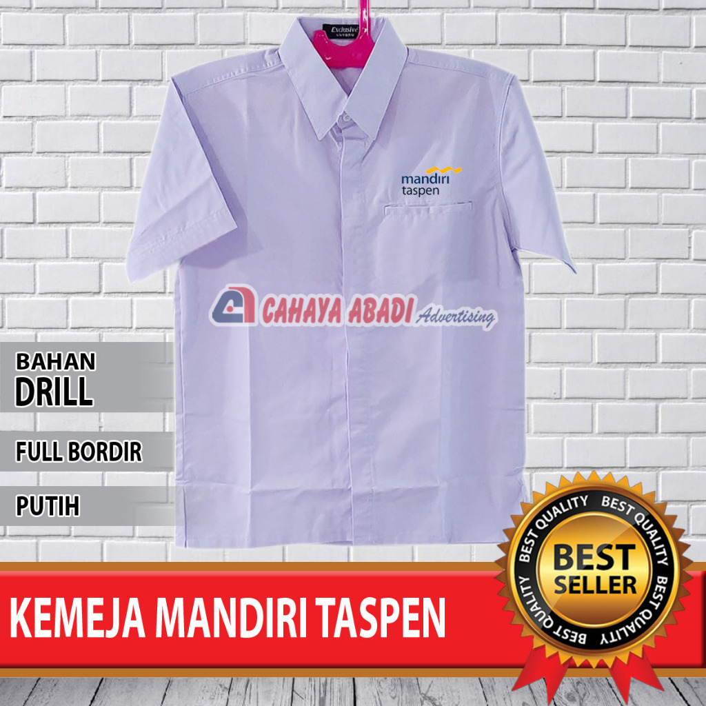 Kemeja Mandiri Taspen Seragam Mandiri Taspen Baju Mandiri Taspen
