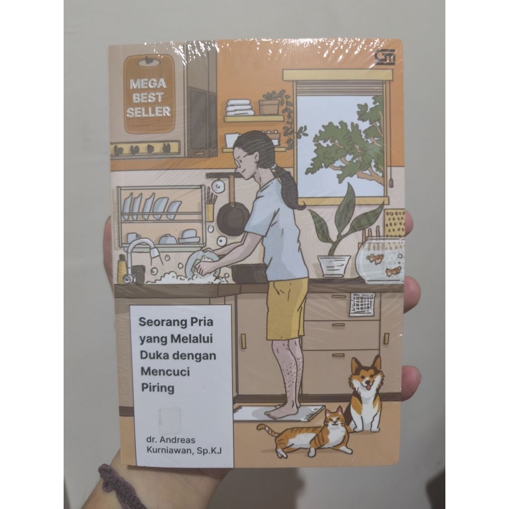 Seorang Pria yang Melalui Duka dengan Mencuci Piring