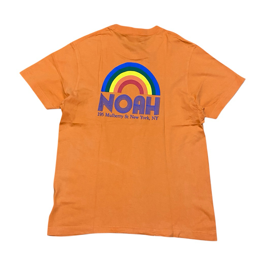 Noah S/S Rainbow Tee - Orange