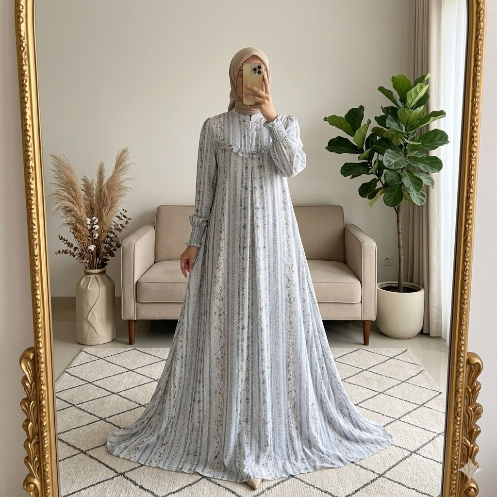 Gamis Rayon Jaguard Jumbo Mewah Kondangan LD 100-150 Maxy