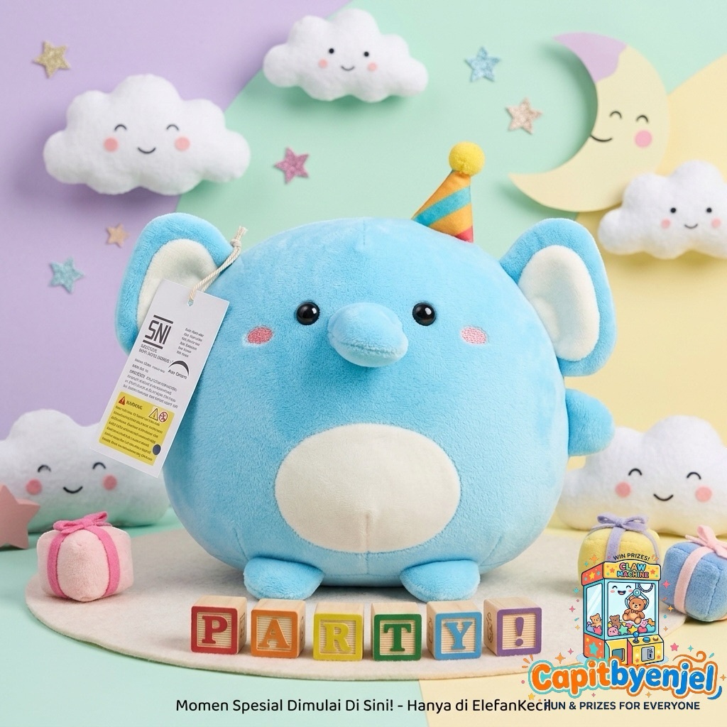 BONEKA GAJAH BONEKA CAPIT OH SOME /KKV FUNIFUN@capitbyenjel