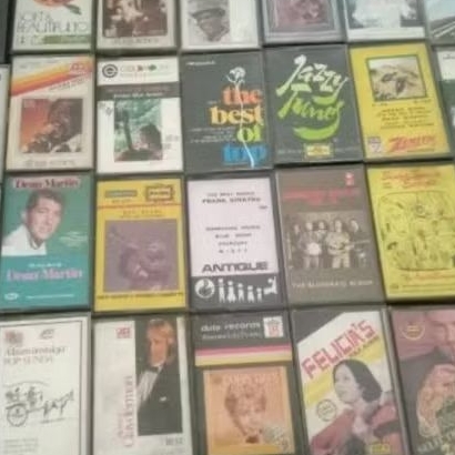 kaset pita jadul random bagus untuk dekorasi