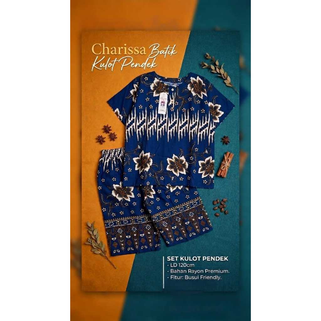 Charissa batik kulot pendek
