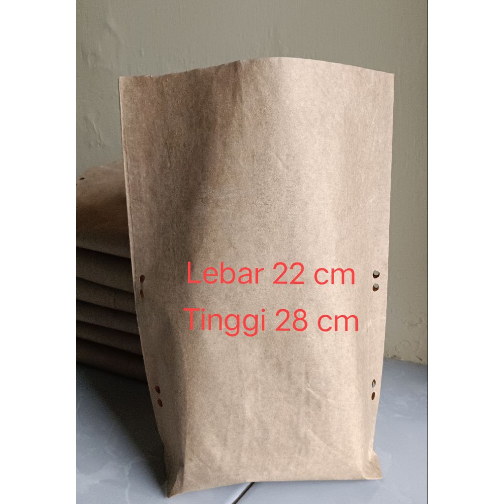 (isi 50 pcs) bungkus burung kertas semen ukuran 28x22cm