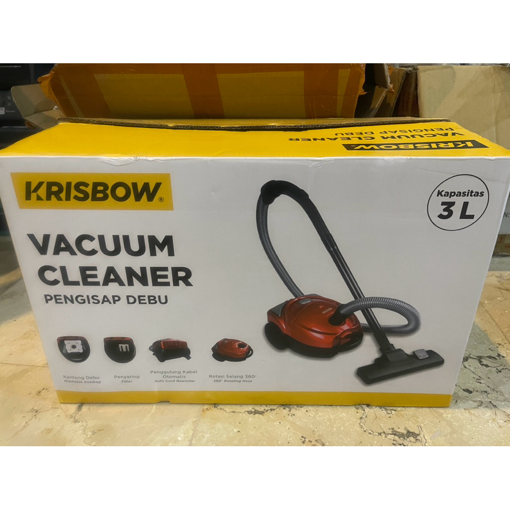 BARU vacum cleaner krisbow 3L penghisap debu kecil simple murah