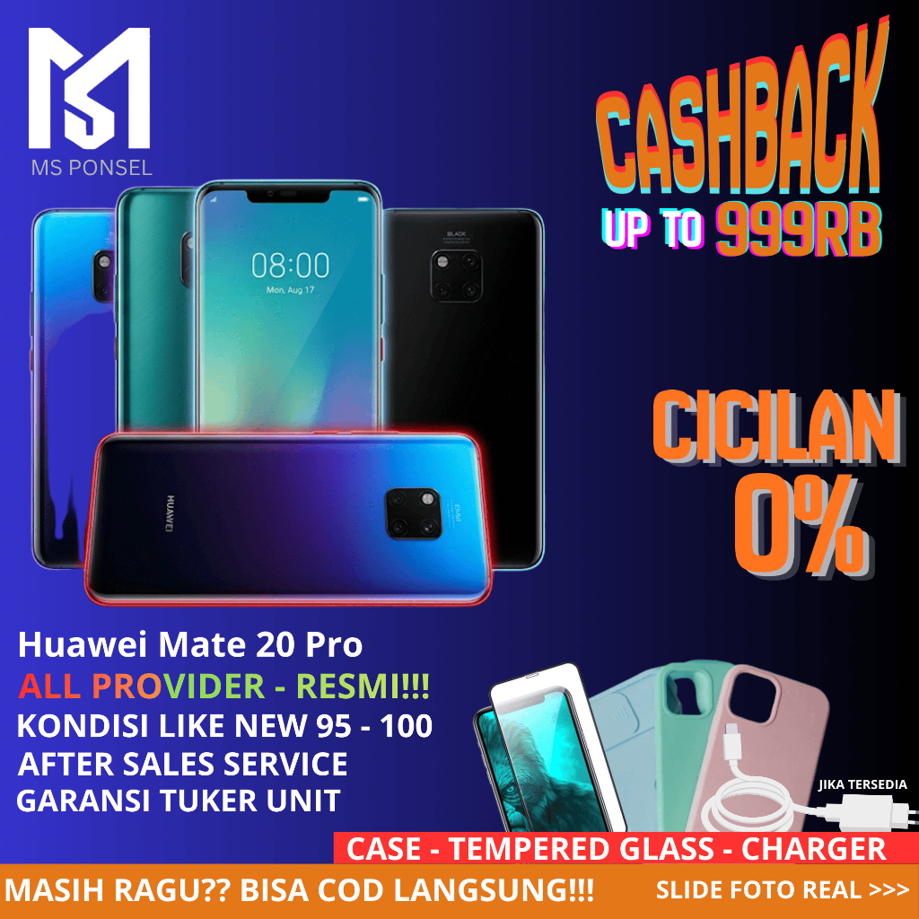 Huawei Mate 20 Pro 6/128GB | Mate 20 | Nova 7 8/256 Mulus No Minus | Kamera Leica Jernih | Second Re