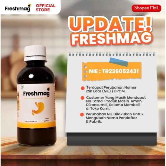 Freshmag 200ml Asli – Madu Herbal Pencernaan Praktis Harian