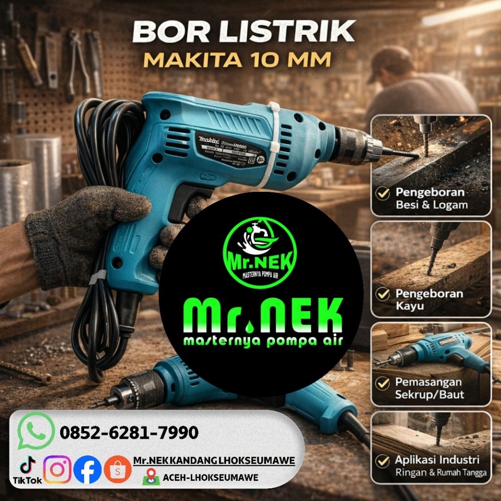 BOR LISTRIK MAKITA 10 MM