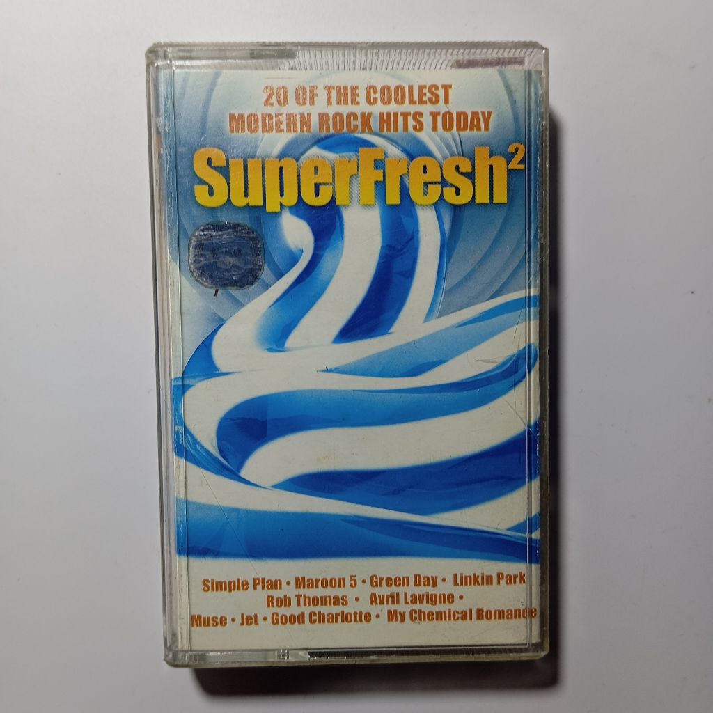 Kaset Kompilasi Super Fresh Modern Rock Of Today (Greenday,MCR,Muse)